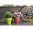Obal na kvetináč ELLA lesk žltá